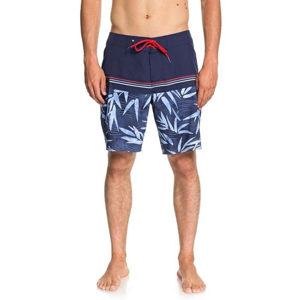 Quiksilver Highline Zen Division 19" Swimtrunk Boardshorts Mens Size 32 Blue